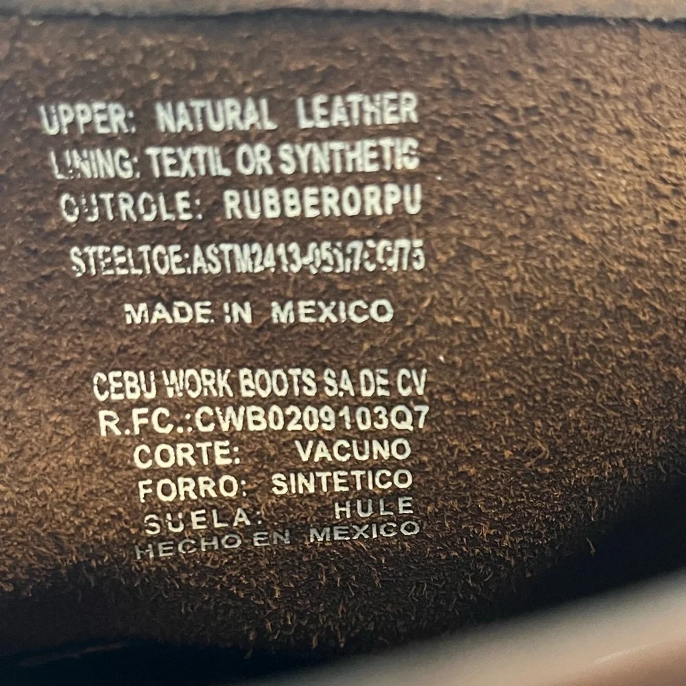 Cebu Comfort Steel Toe Pull On‎ Boots